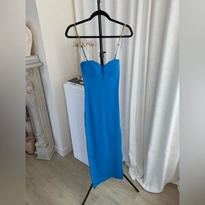 Aqua Blue Bodycon Dress